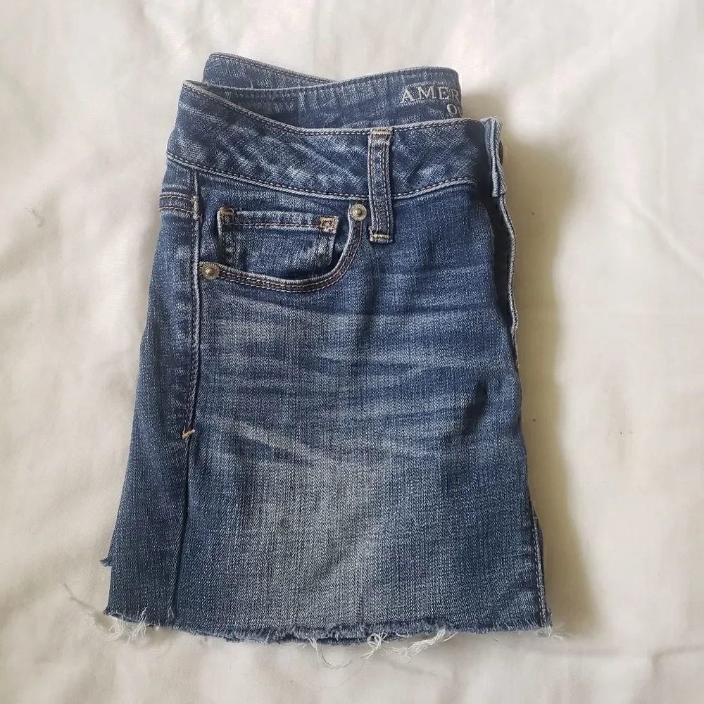 American Eagle Outfitters Raw Hem Shorts Cutoffs 4